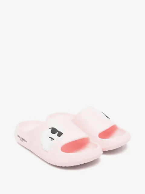 Karl Lagerfeld Kids cartoon slippers