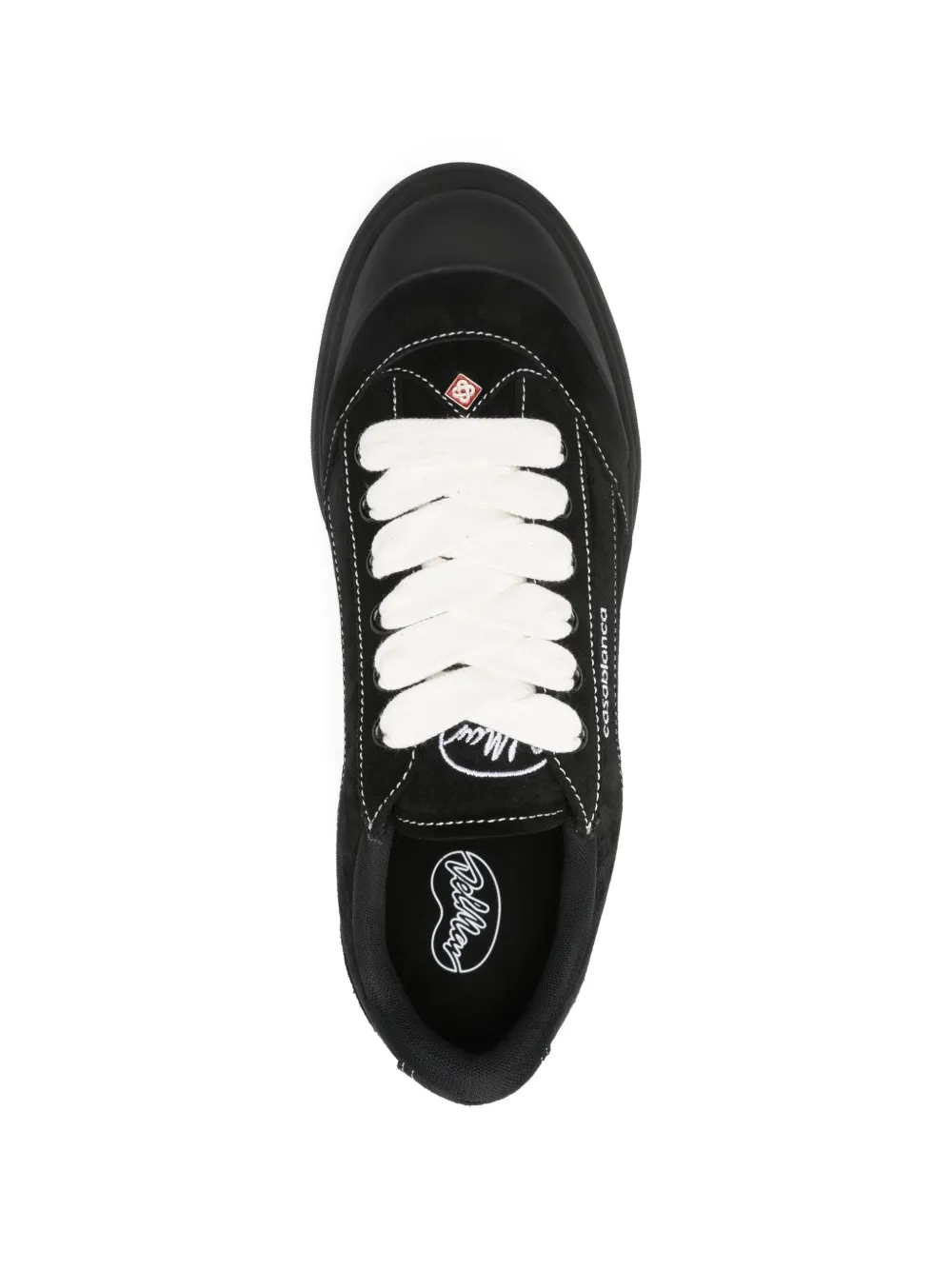 Casablanca Del Mar sneakers met contrasterend stiksel Zwart