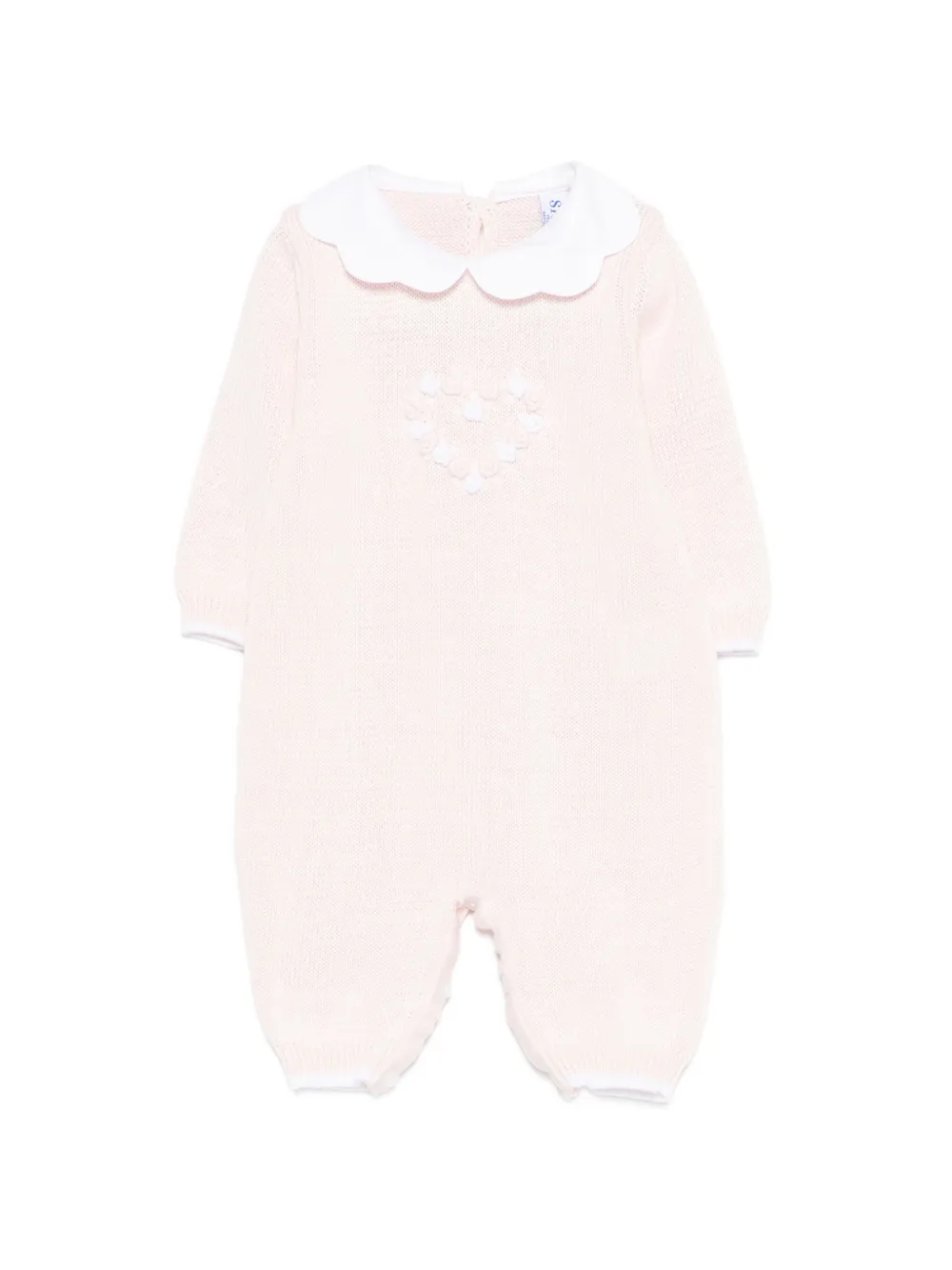 Siola appliqué collar romper - Rosa