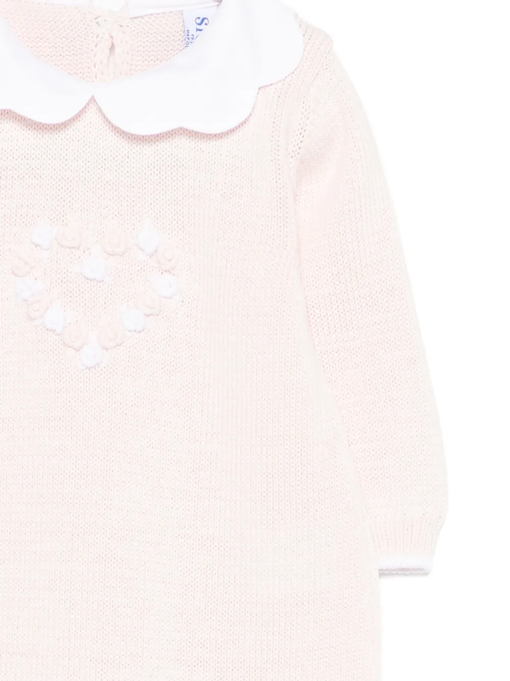 Siola Romper met applicatie kraag Roze