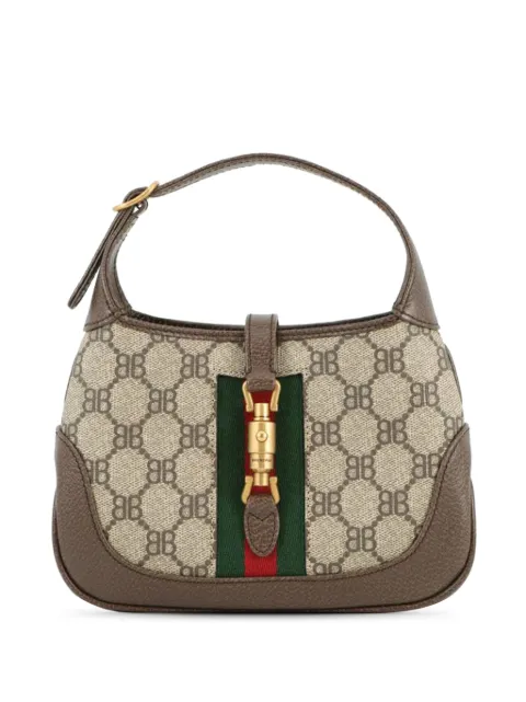 Gucci Pre-Owned 2016-2026 Balenciaga The Hacker Project Mini GG Supreme Web Jackie 1961 crossbody bag