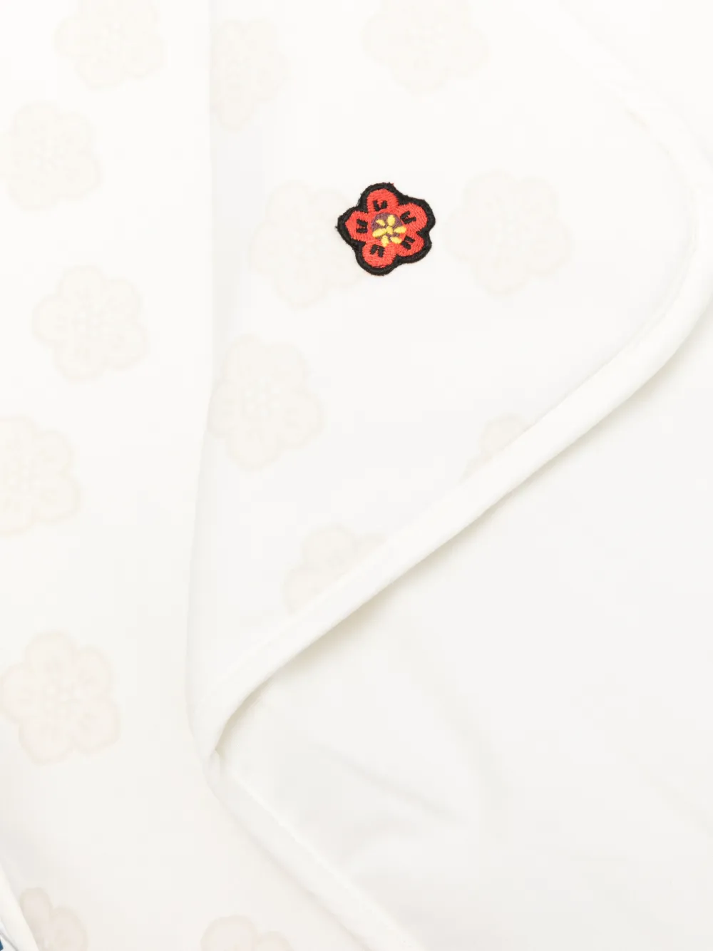  Kenzo Kids Manta Con Motivo Floral - Blanco 
