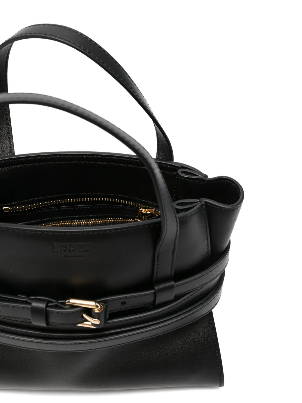 Moschino Shopper met gespband Zwart
