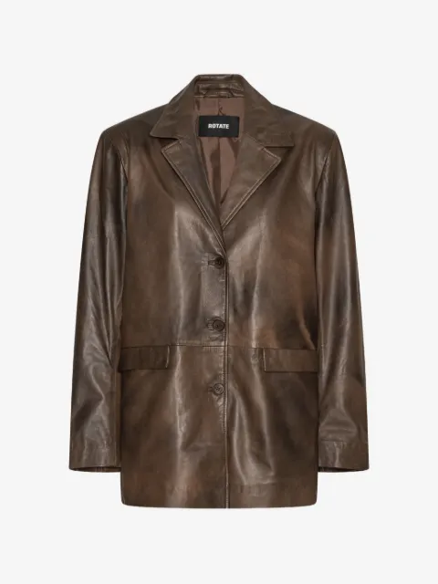 ROTATE BIRGER CHRISTENSEN leather blazer