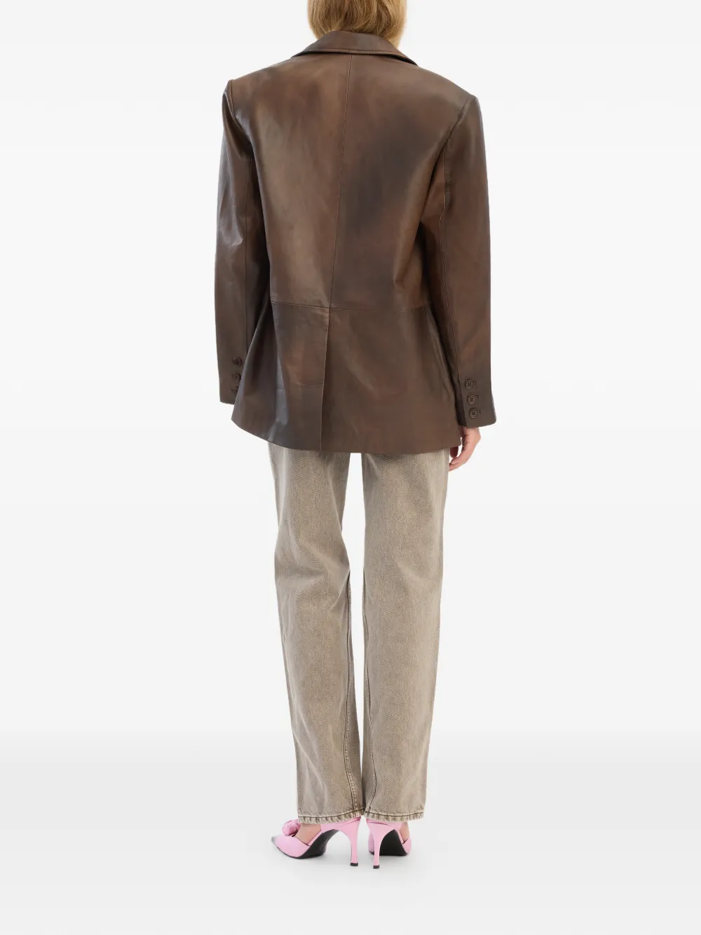 Leather Blazer