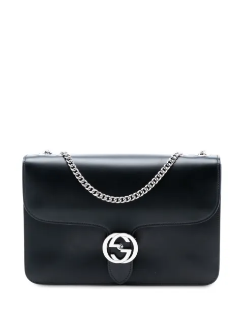 Gucci Pre-Owned 2016-2025 Medium Polished Calfskin Dollar Interlocking G crossbody bag