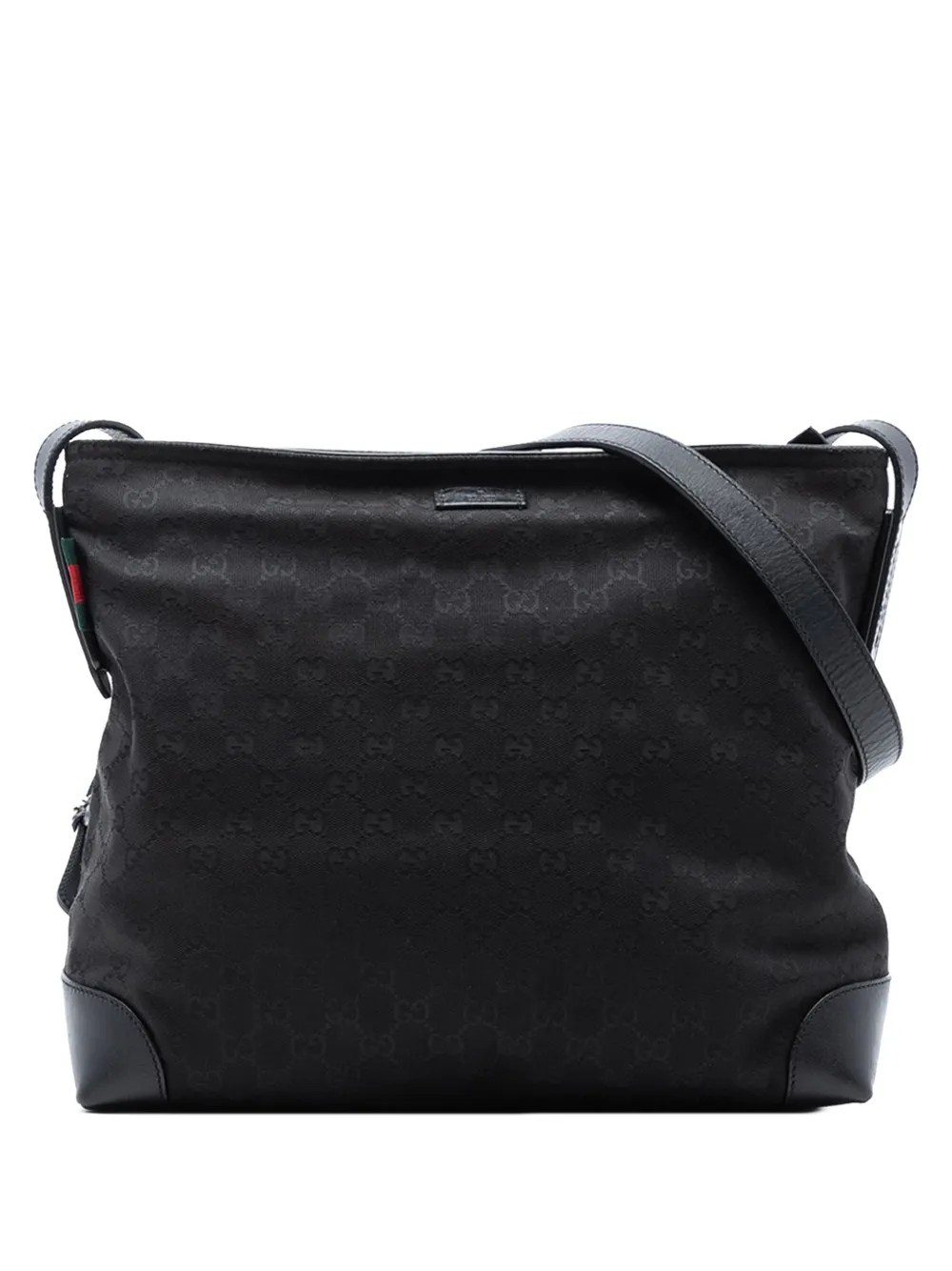 Gucci Pre-Owned 2016-2025 GG Canvas Web crossbody bag - Nero