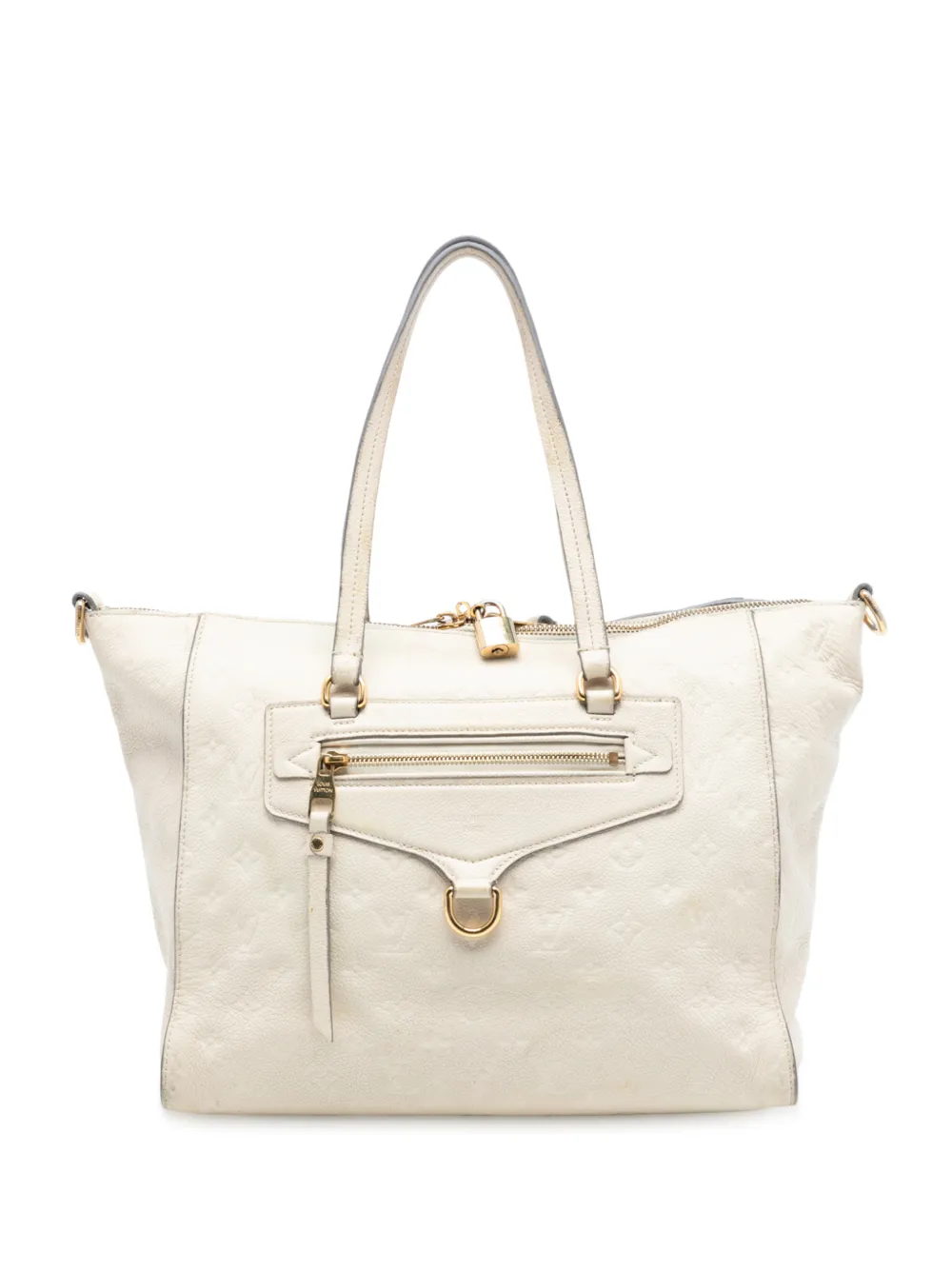 Louis Vuitton Pre-Owned Borsa a tracolla Lumineuse in pelle Empreinte con monogramma PM 2013 - Marrone