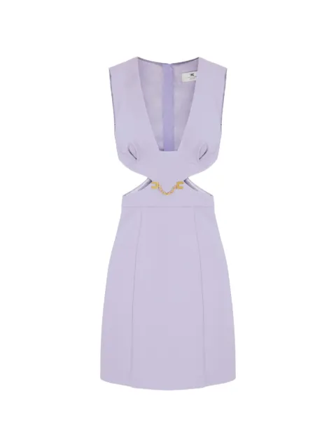 Elisabetta Franchi vestido corto con aberturas