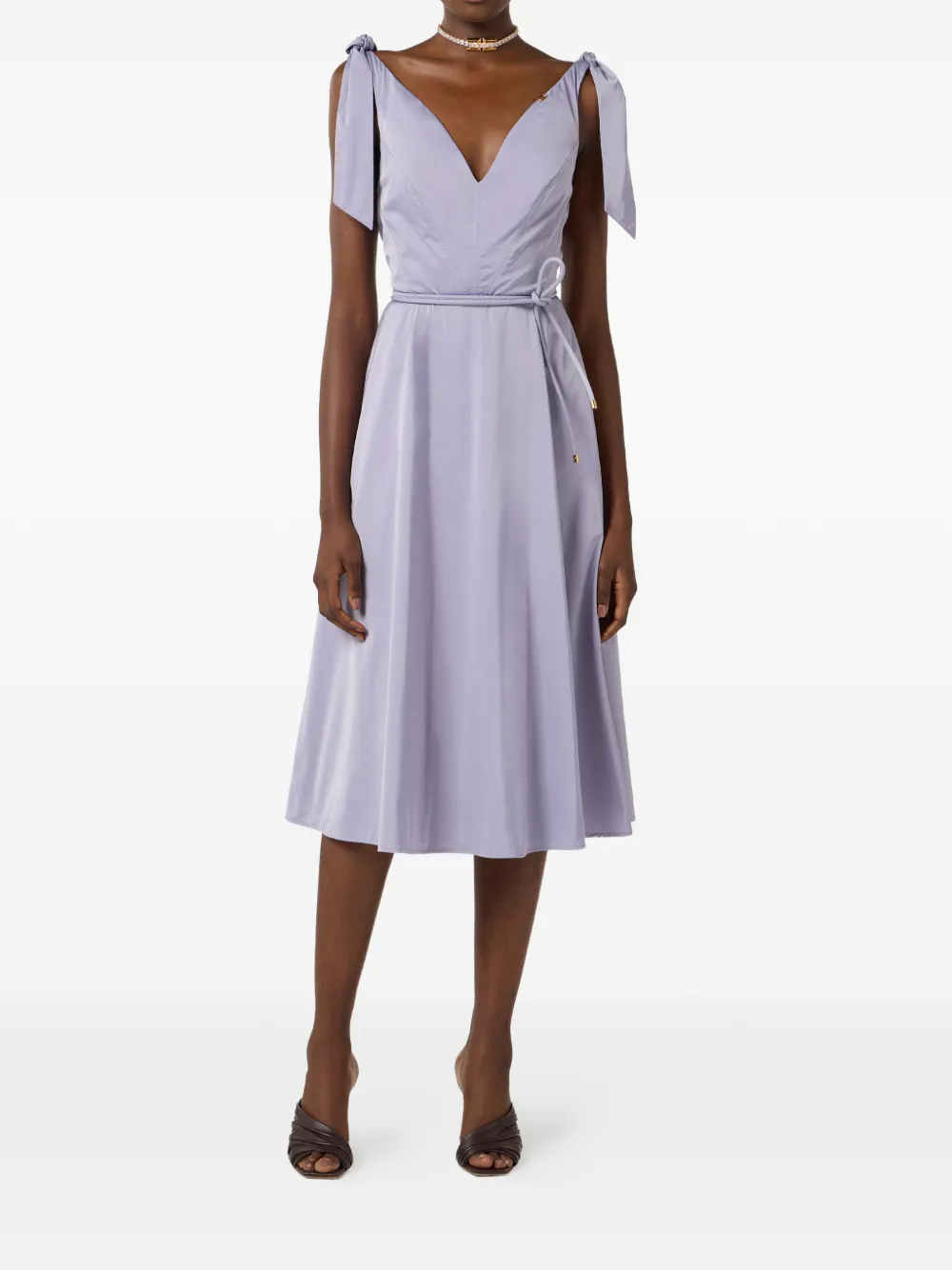 Elisabetta Franchi ドレス | パープル | FARFETCH JP