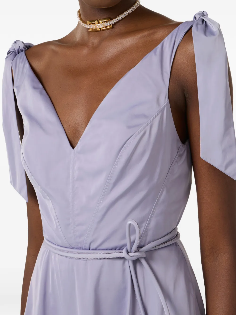 Elisabetta Franchi ドレス | パープル | FARFETCH JP