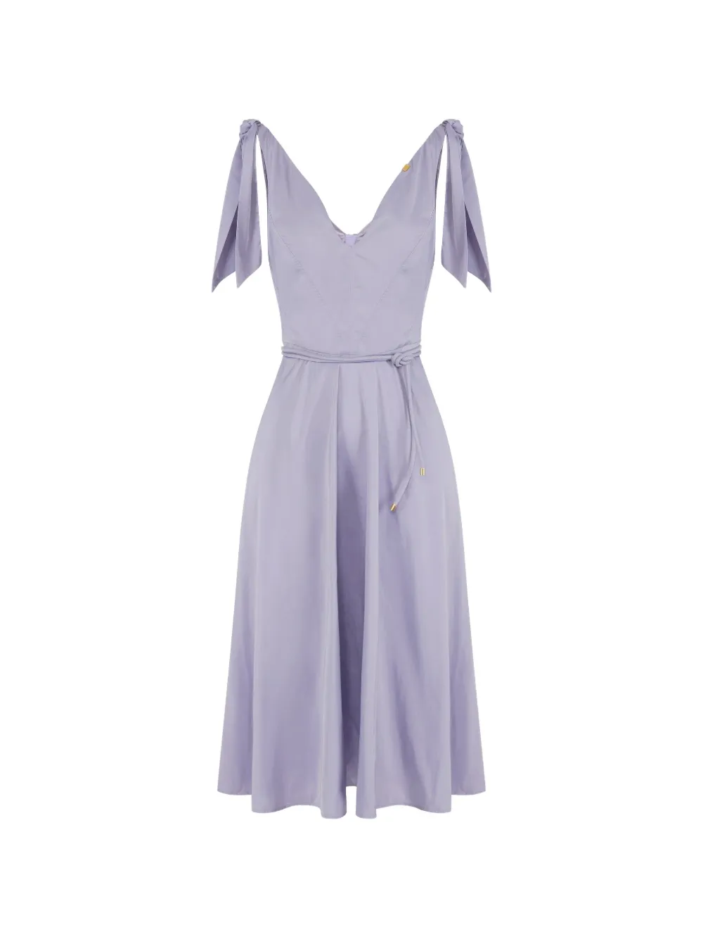 Elisabetta Franchi V-neck midi dress - Viola