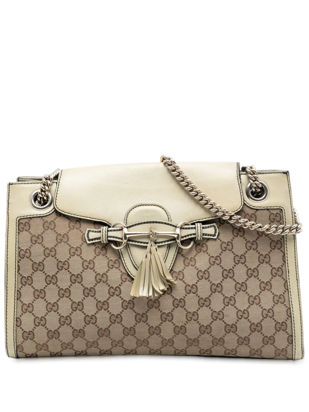 Gucci Pre-Owned 2016-2026 Large GG Canvas Emily shoulder bag - Marrone