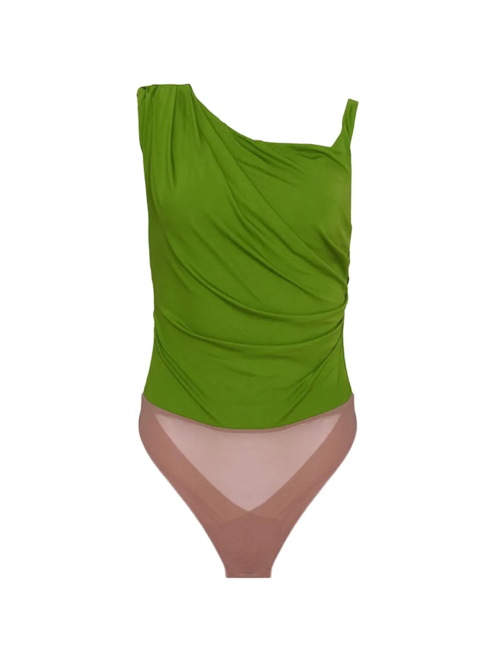 Elisabetta Franchi Asymmetrische body Groen