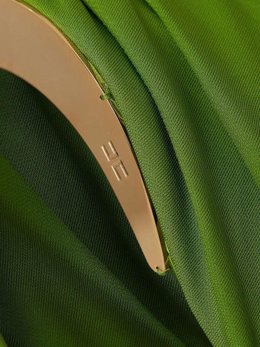 Elisabetta Franchi Asymmetrische body Groen
