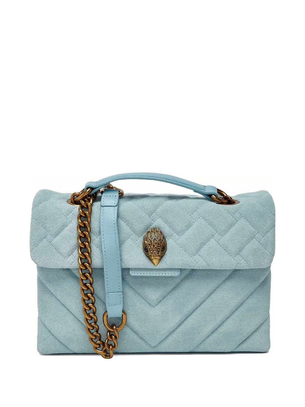Kurt Geiger London quilted chain shoulder bag - Blu