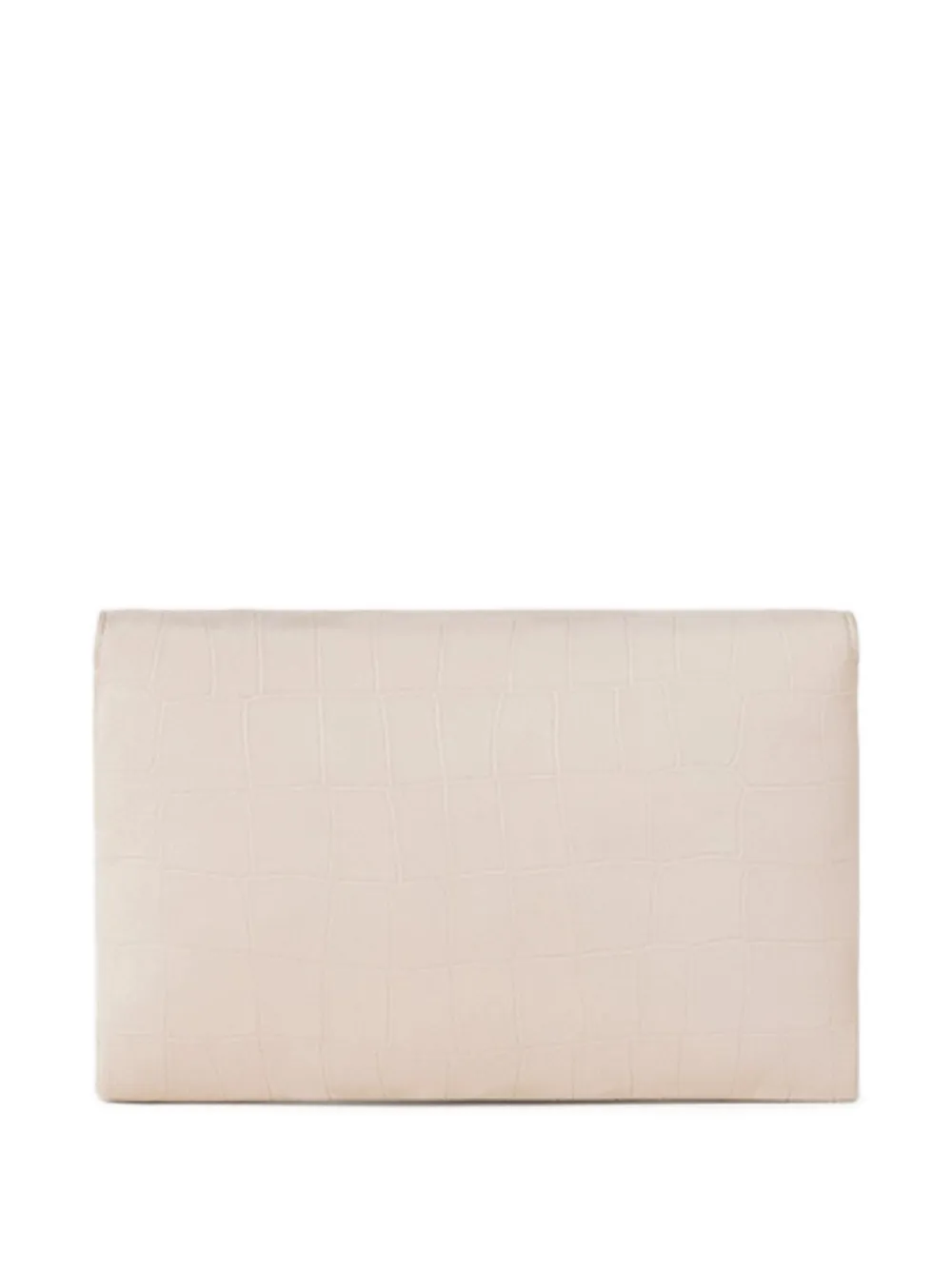  Elisabetta Franchi Suede Clutch Bag - Neutrals 