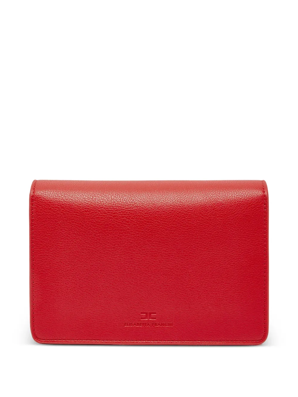  Elisabetta Franchi Chain Shoulder Bag - Red 