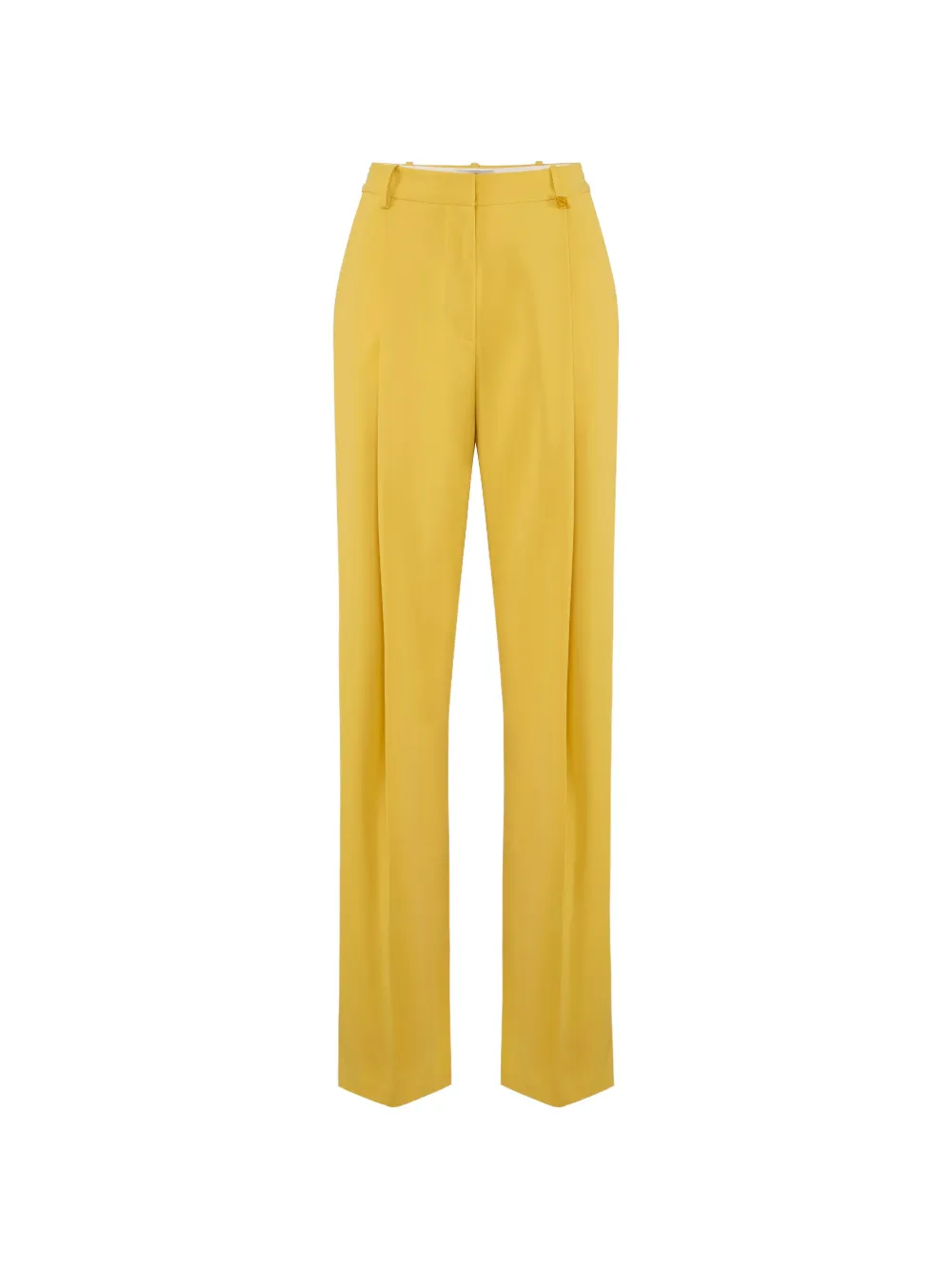 Elisabetta Franchi belt-loops tailored trousers - Giallo