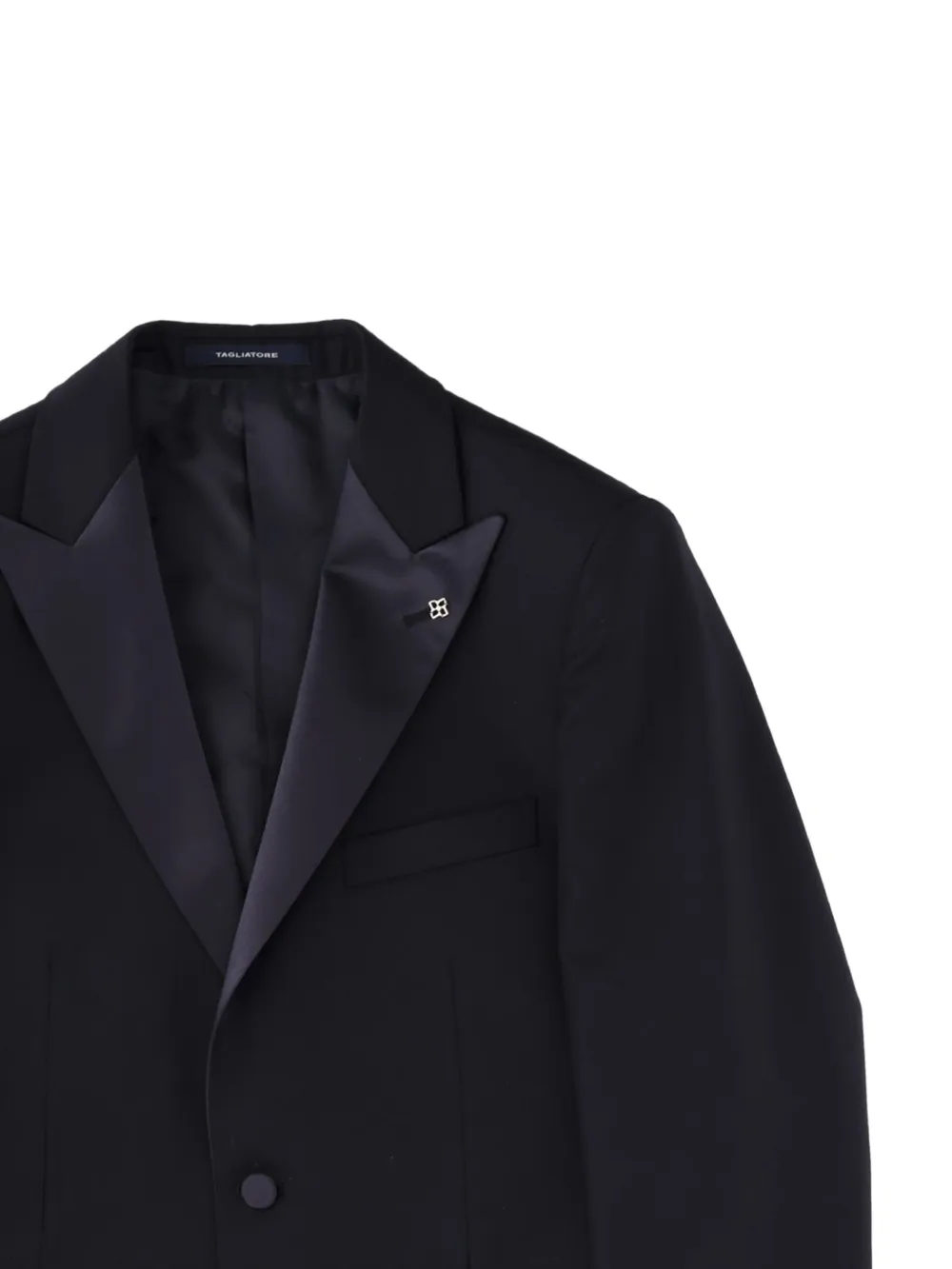 Tagliatore Pak met enkele rij knopen Blauw