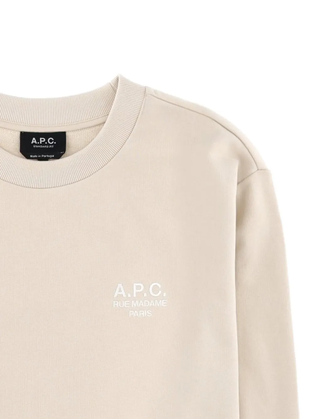  A.p.c. Logo Sweater - Neutrals 