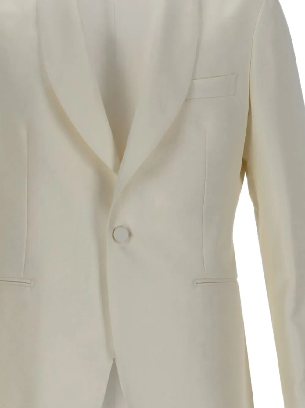 Tagliatore Blazer met enkele rij knopen Wit