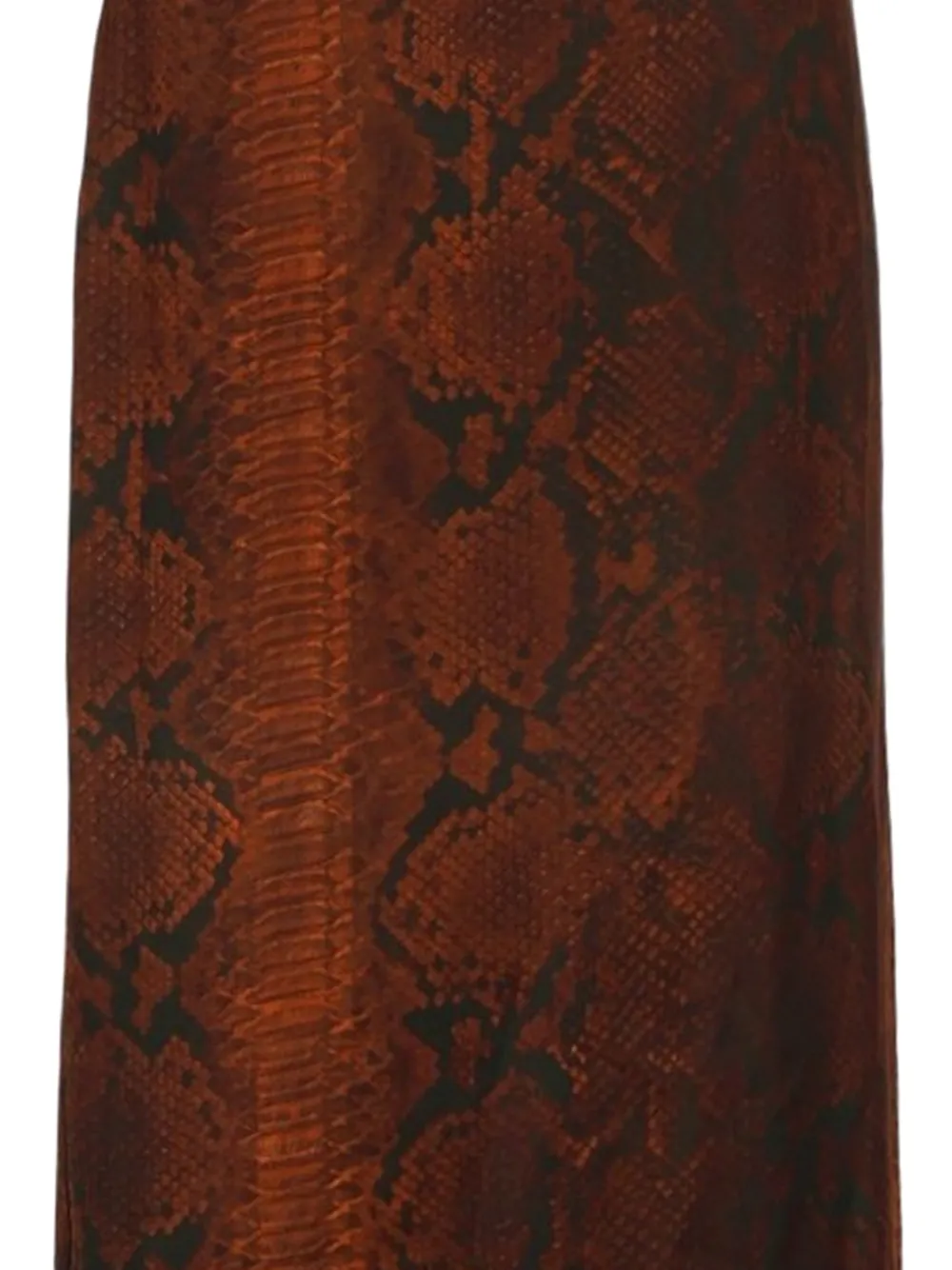 Jean Paul Gaultier Maxi-jurk met print Bruin