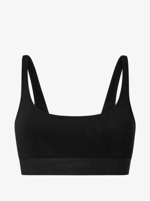 TOM FORD logo-band bra