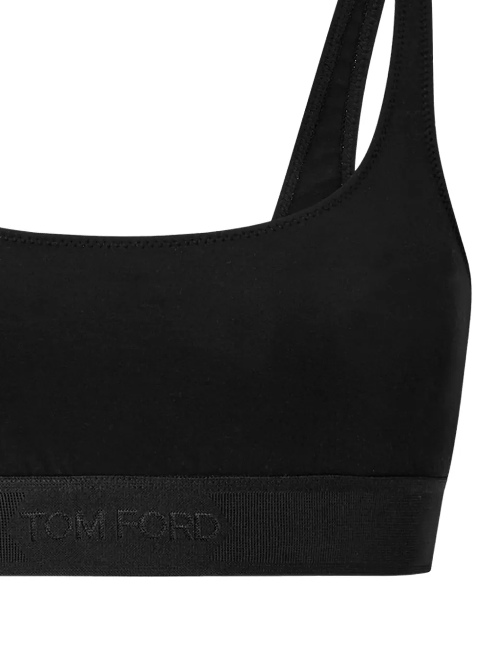 TOM FORD Bh met logoband Zwart