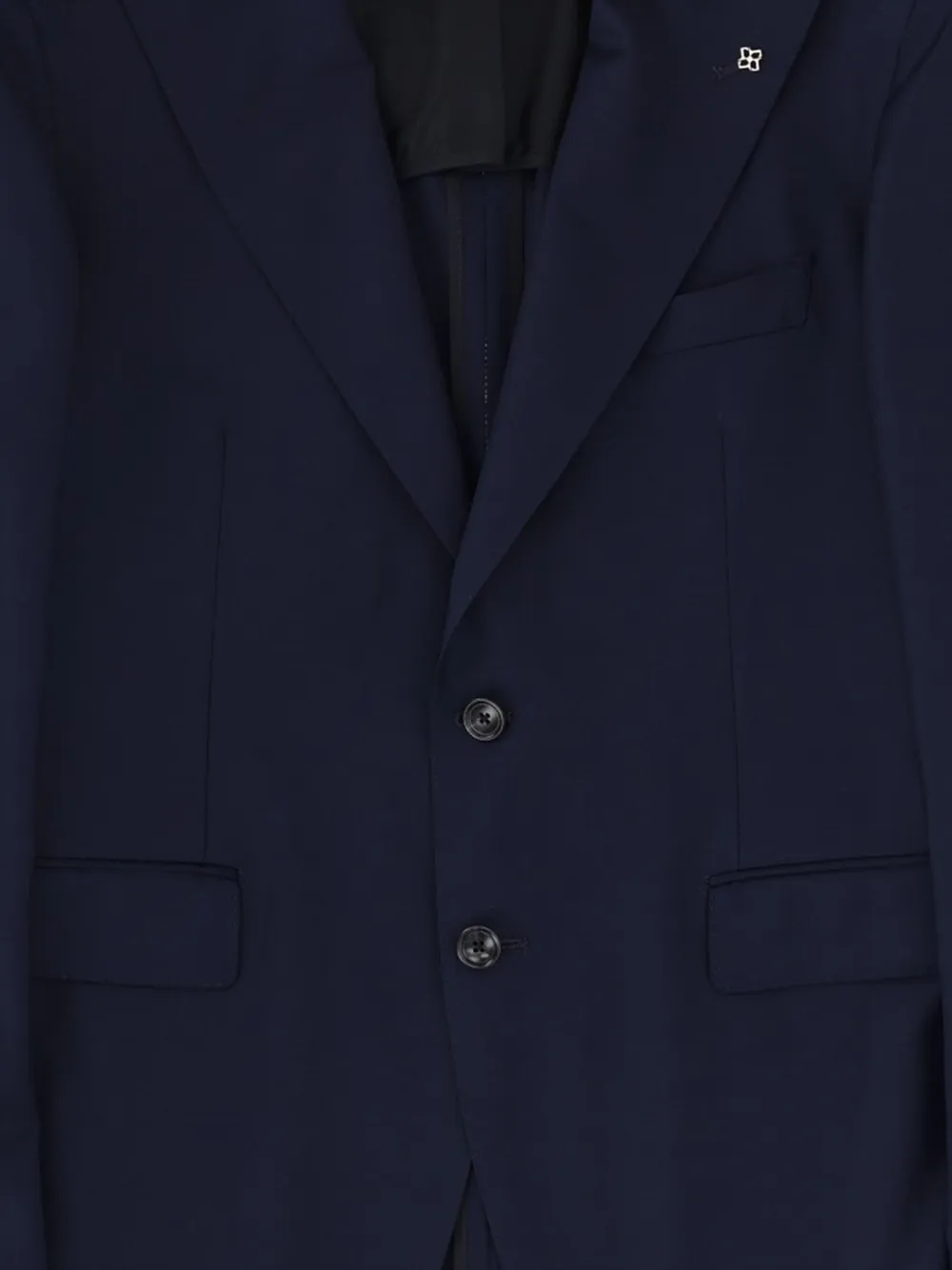 Tagliatore Pak met enkele rij knopen Blauw