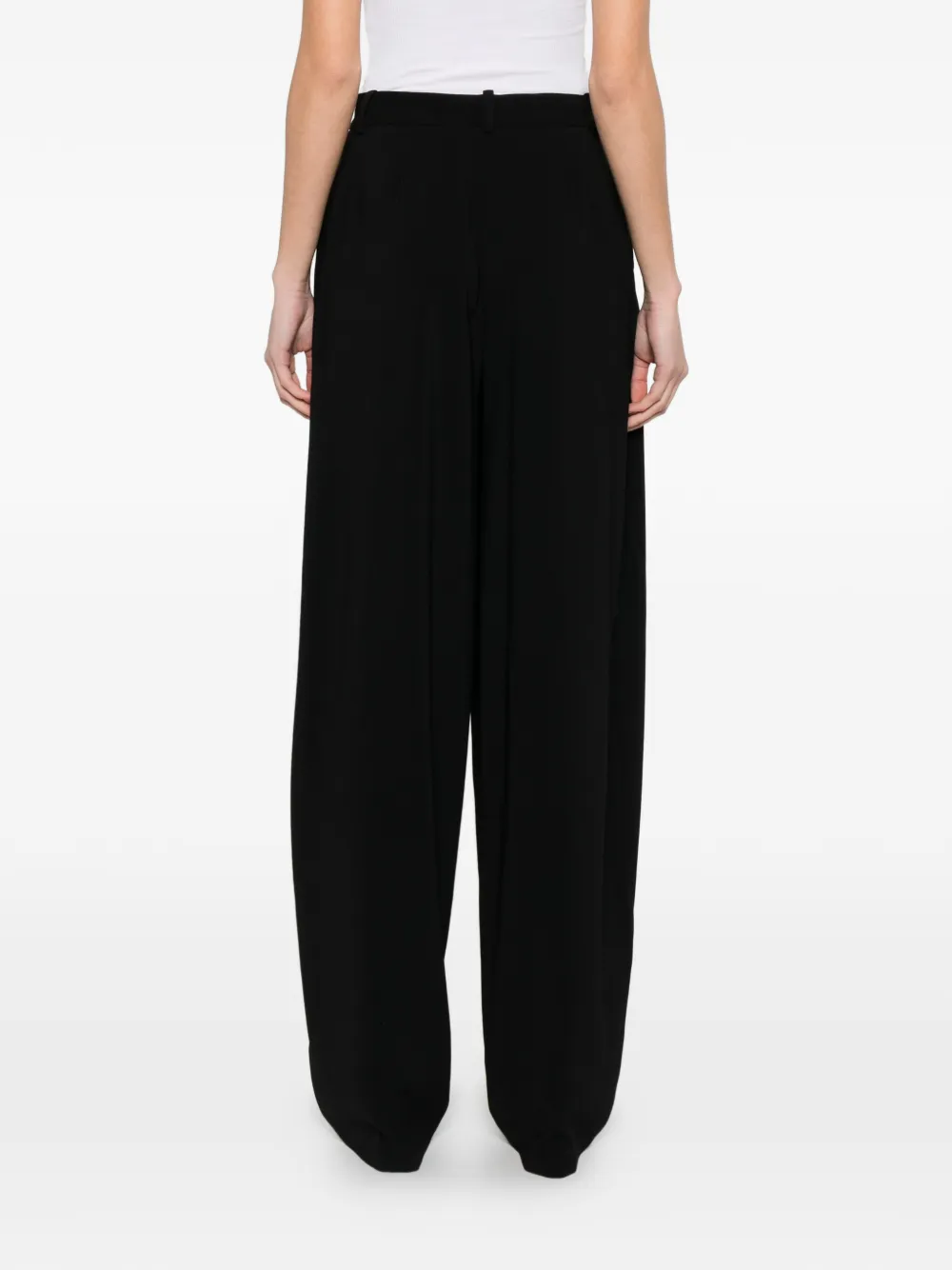 Elisabetta Franchi Broek met knopen Zwart