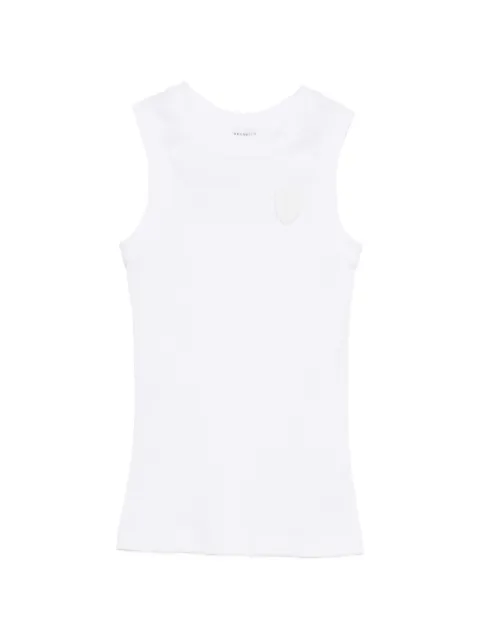 Brunello Cucinelli ribbed appliqué top
