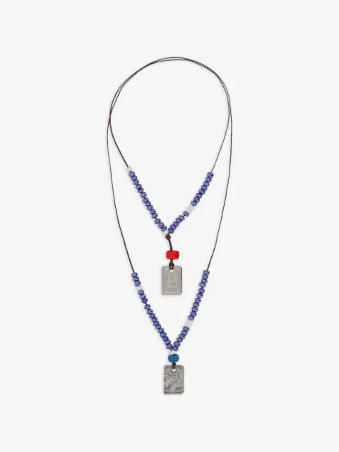 DSQUARED2 collier à pendentif serti de perles