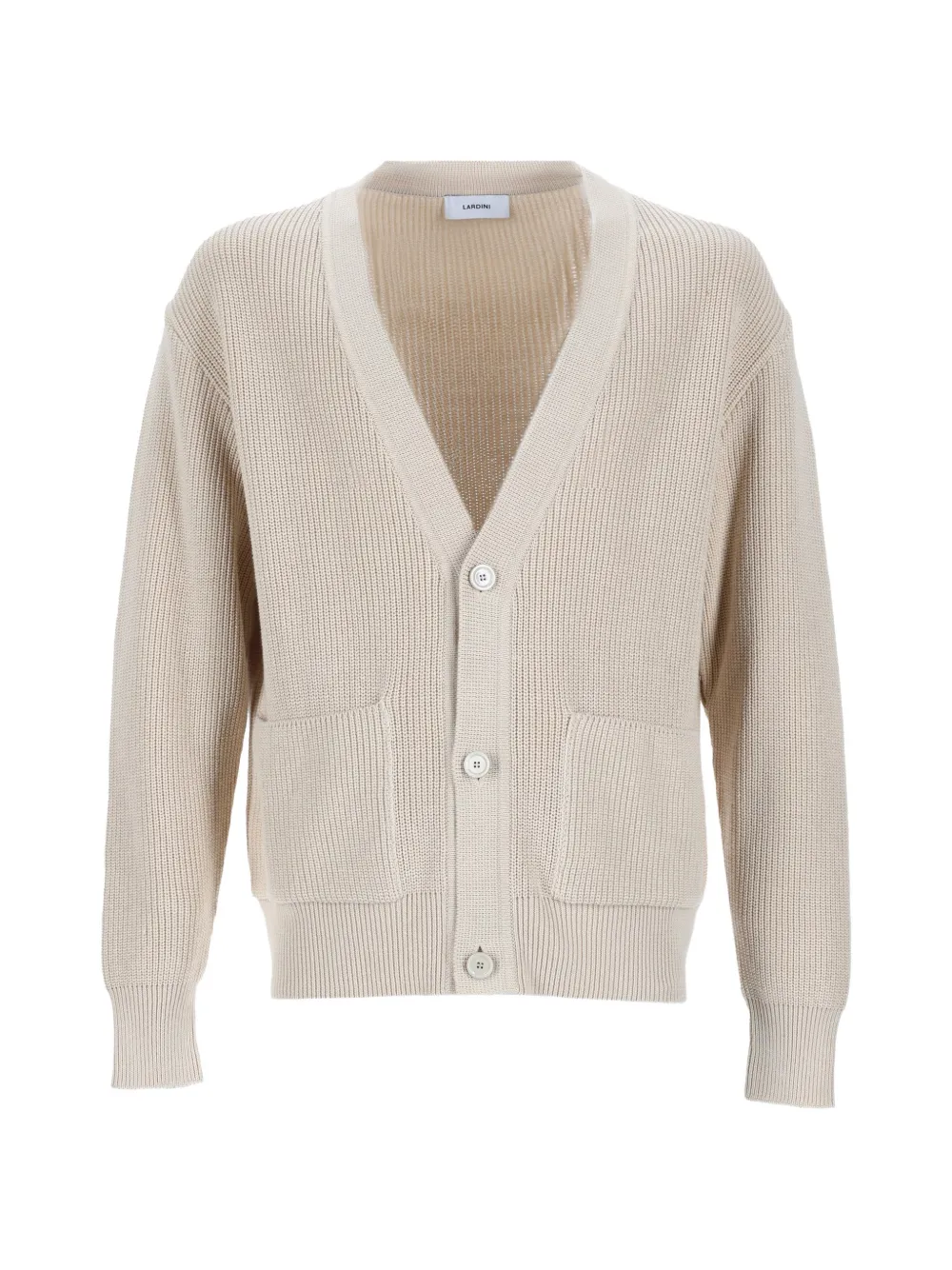 Lardini V-neck cardigan - Toni neutri