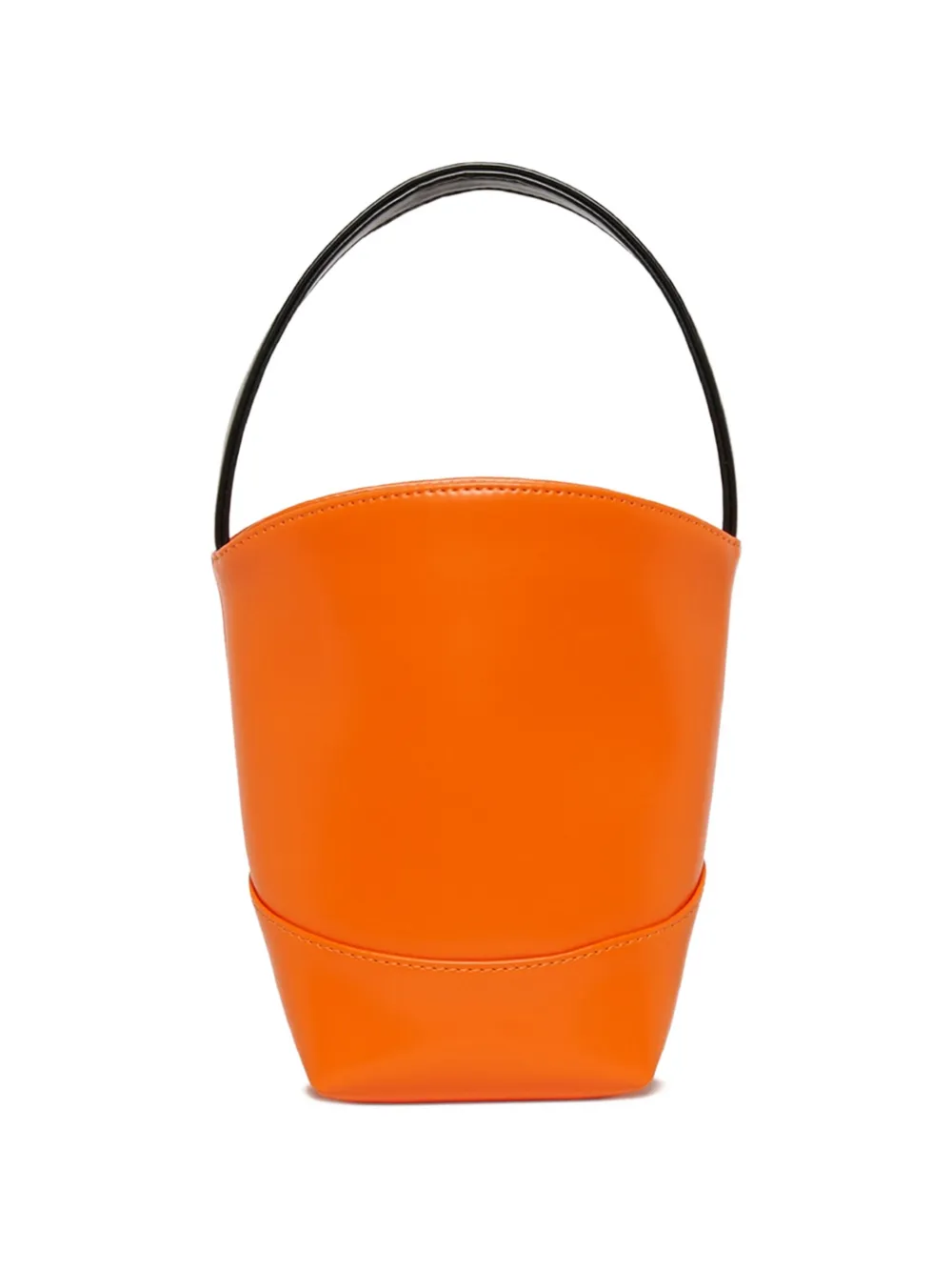 Marni Kids Bucket-tas met logo-applicatie Oranje