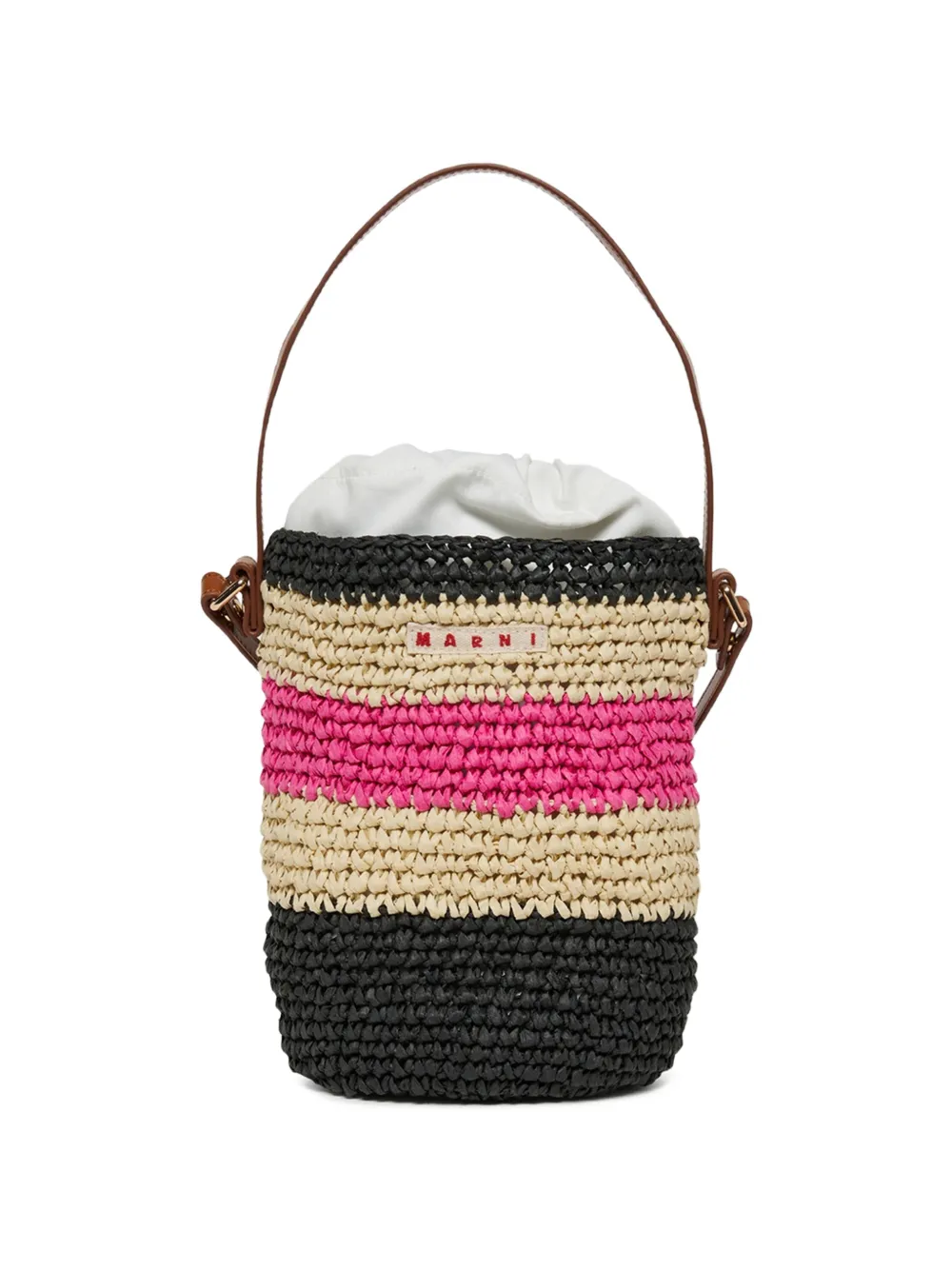 Marni Kids striped bag - Nero