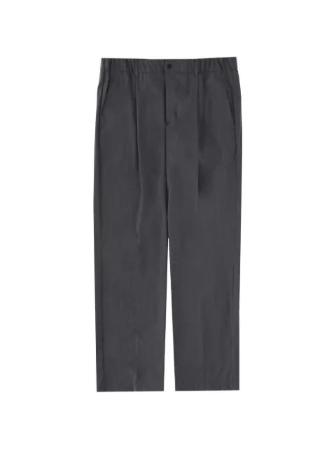 Herno belt-loop pleated trousers