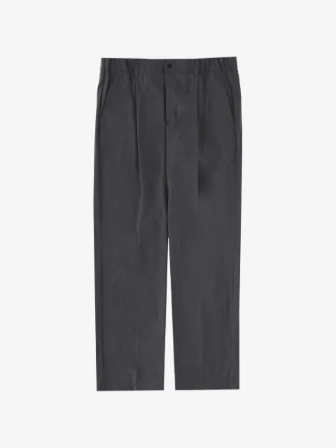 Herno belt-loop pleated trousers