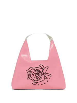 Marni Kids フローラル ショルダーバッグ | ピンク | FARFETCH JP