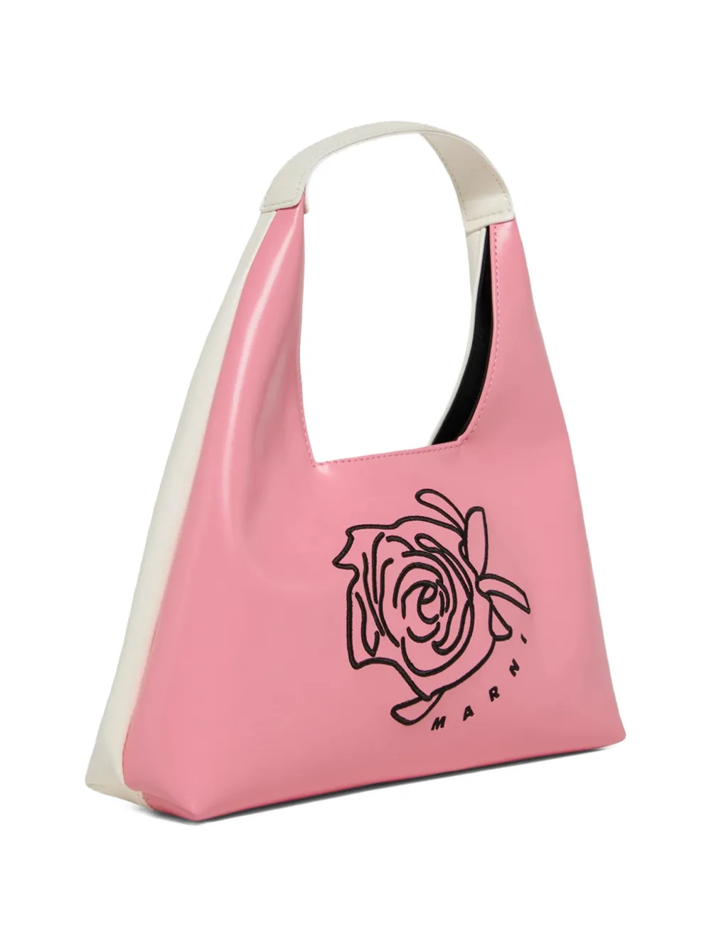 Marni Kids Schoudertas met roospatroon Roze