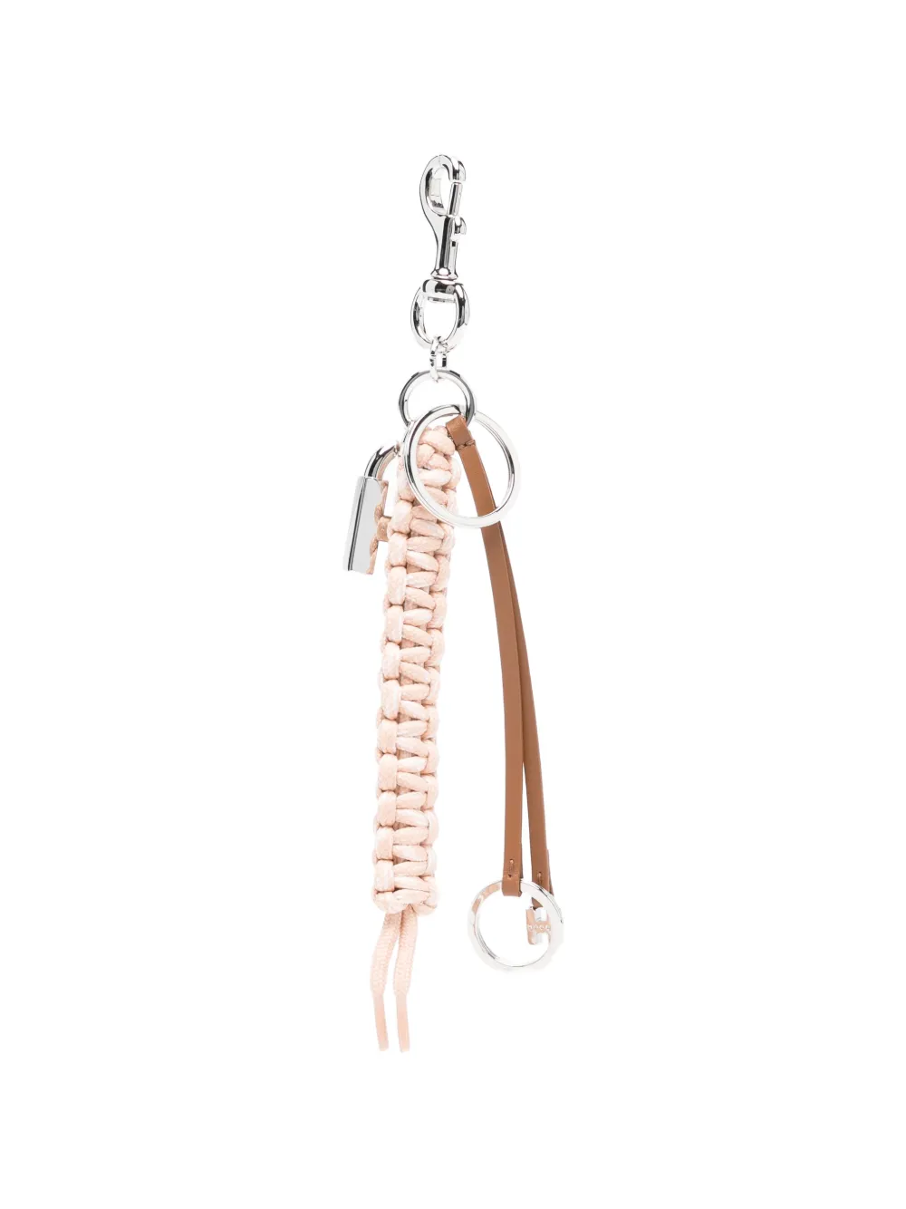  Hogan Metal Charm Keychains - Pink 