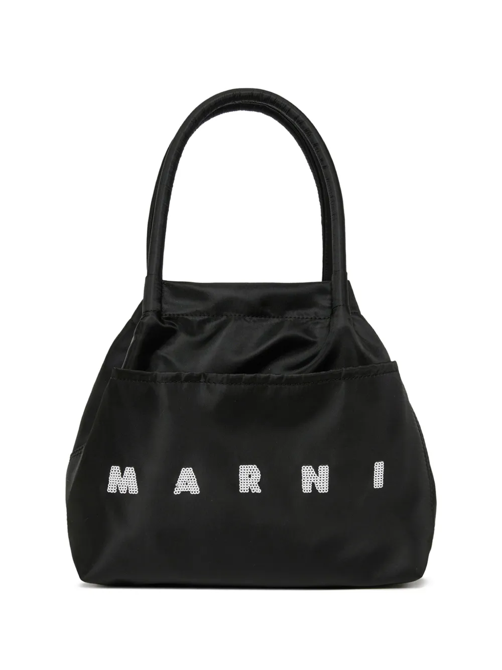Marni Kids logo-detail shoulder bag - Nero