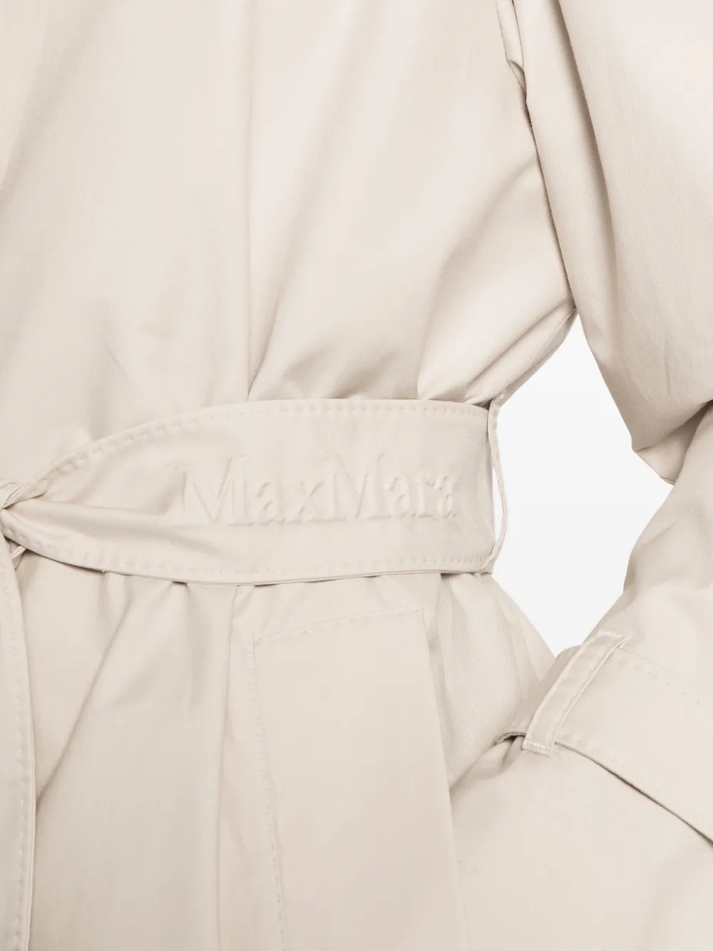 Max Mara Jas met ceintuur Beige