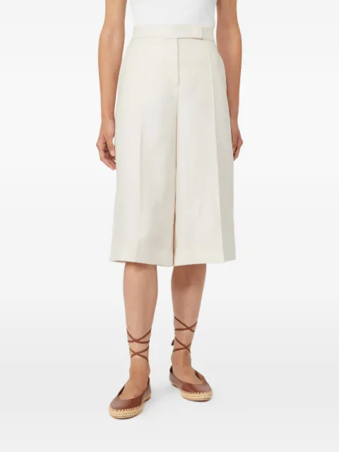 Max Mara shorts con pinzas