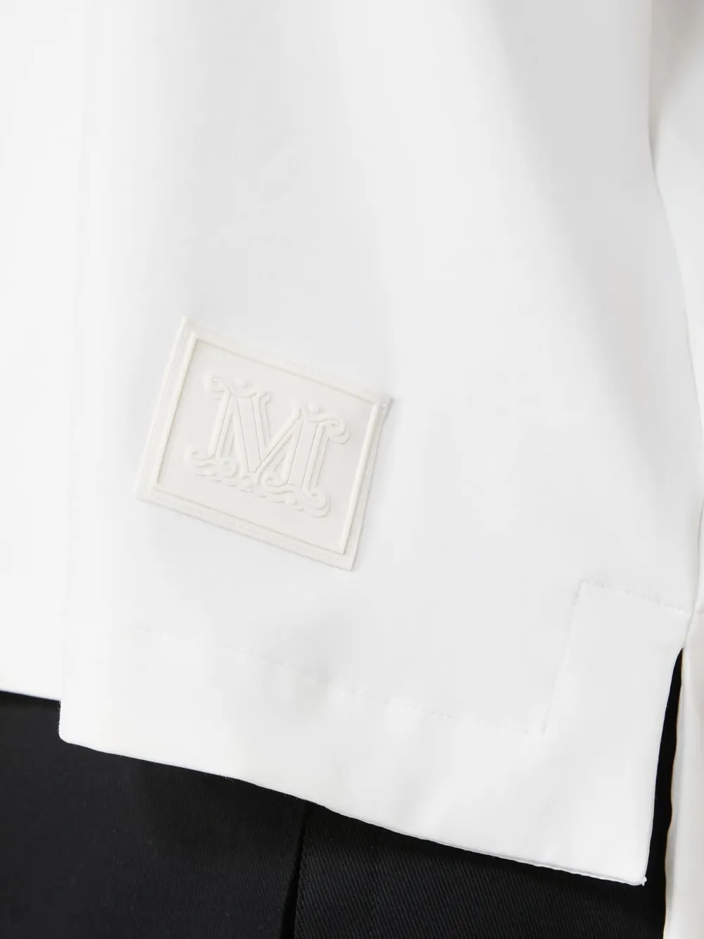 Max Mara T-shirt met trekkoord Wit