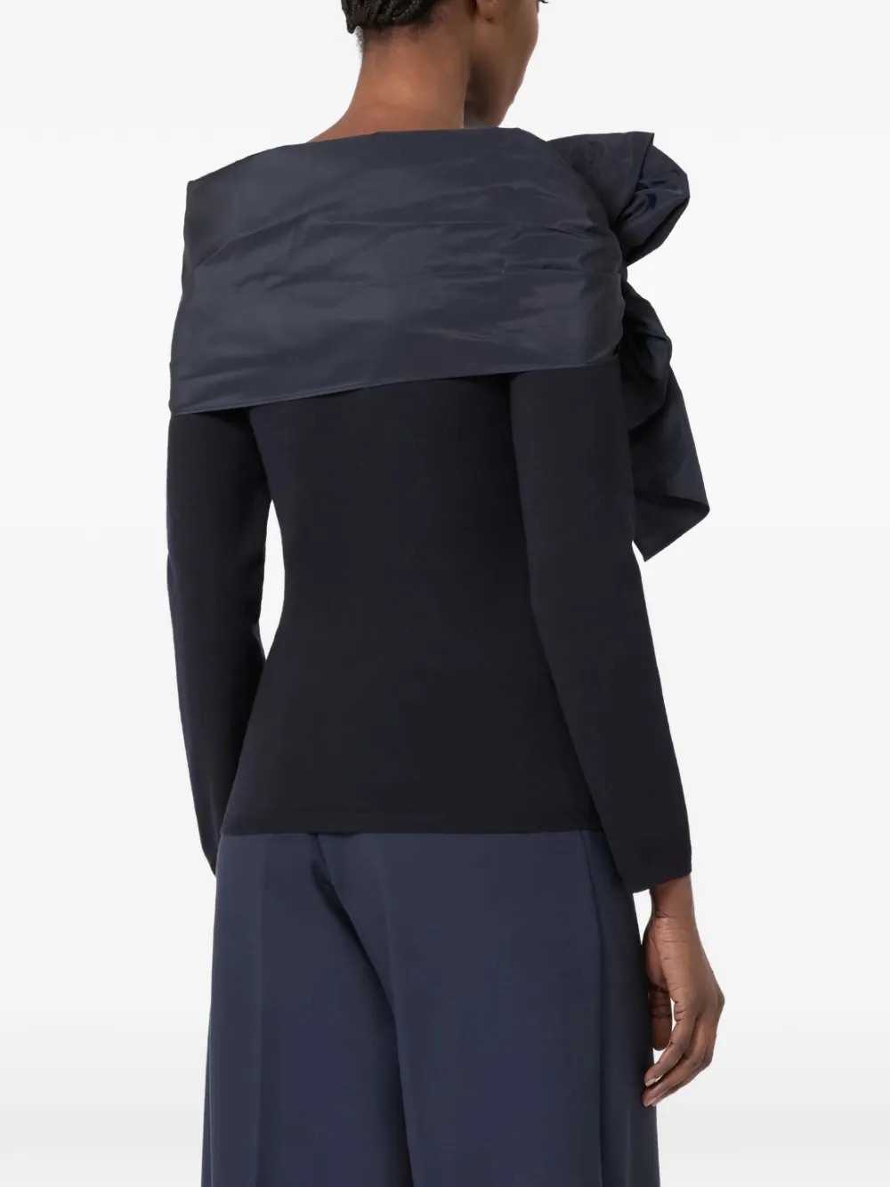 Max Mara Trui met strik Zwart