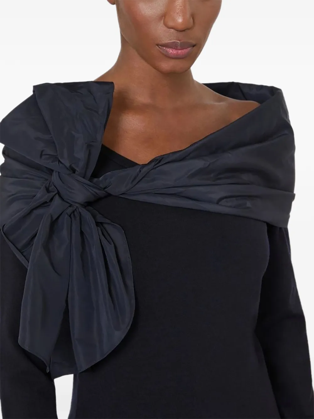 Max Mara Trui met strik Zwart