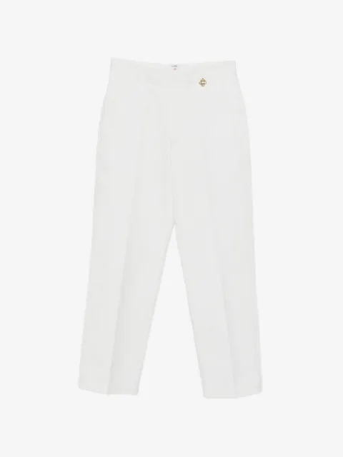 Casablanca floral-pattern trousers