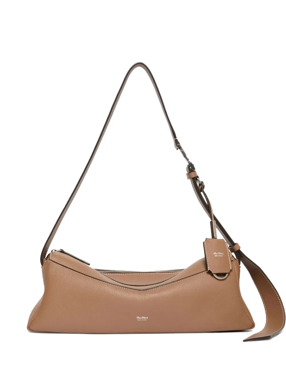 Max Mara leather east west shoulder bag - Toni neutri
