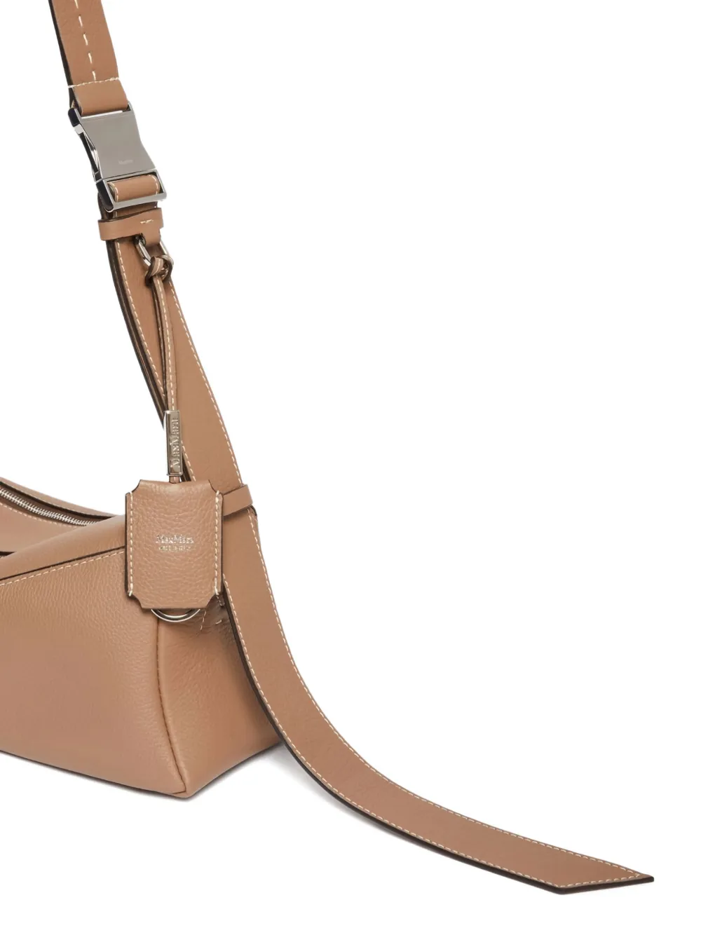  Max Mara Leather East West Shoulder Bag - Neutrals 